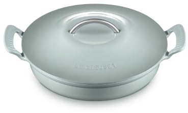 Le Creuset Cocotte peu profonde en fonte Modern Heritage, Sea Salt