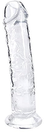 20cm Penis Dildo, Körpersicheres Material Lebensechtes Anfänger Sex Spielzeug Beide Dildo mit Sauger für Damen , Männer Analspielzeug