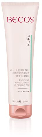 BECOS Pure Tranformista Reinigungsgel, 150 ml, Seborea, unreine Haut, ölige Haut, Haut mit Hautunverträglichkeiten, 1 Artikel