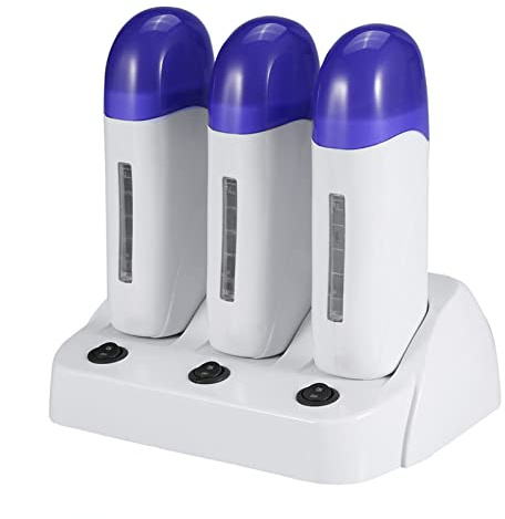 Roll on Wax, Calentador de Cera de Rodillo de Cera para Cartucho de Depilación, Calentador de Rodillo Depilatorio de Cera, Máquina de Depilación Corporal con Cera