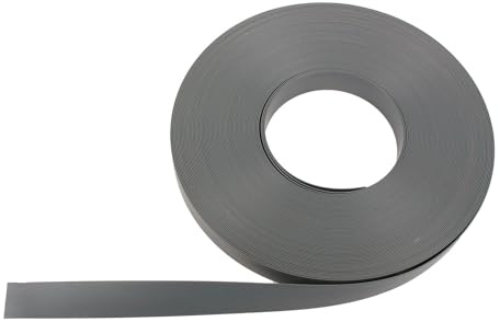 wamovo 5m Abdeckband 23mm Füllerprofil grau Kunststoff Fensterband für Wohnmobilfenster