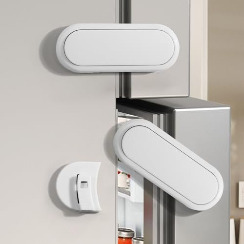 OWill Cupboard Locks for Children, 8 PCS Child Locks for Kitchen Cupboards, Baby Proof Safety Lock for Fridge Cabinet Door Drawer