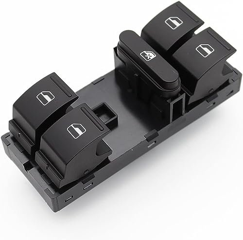WLLLLa Elektrischer Fensterschalter für Tiguan/Passat B6 B7 CC/Golf 5 6 Jetta/AMAROK,Auto Power Fensterheber Control Schalter Taste Fensterschalter