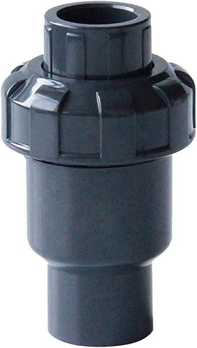 ZOAPDEBCE Connecteur de tir du tuyau, 1 clapet anti-retour en PVC, 20 mm, 25 mm, 32 mm, 40 mm, 50 mm, 63 mm, clapet anti-retour à rabat UPVC, raccords de tuyauterie en plastique, pièces de système de