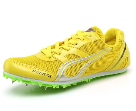 Kraftpaid Zapatillas Correr Ligeras y Antideslizantes,Clavos De Running,Zapatillas Unisex Correr Profesionales,Zapatillas Clavos Atletismo,Ligero,Zapatos con Clavos,para Velocidad Running