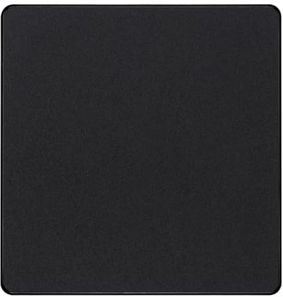 BG Evolve Matt Black PCDMB94B 1 Gang Single Blank Plate Cover Blanking Plate