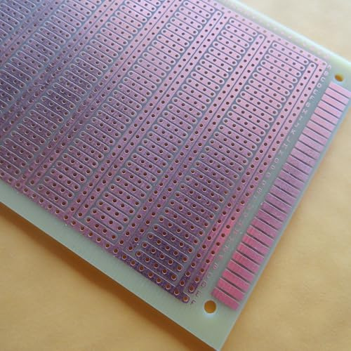 3stk 9x15cm 4er Joint Hole Fiberglass Punktraster Lochraster Platine Streifenraster DIY Platine Veroboard Stripboard Prototype Paper PCB Leiterplatte KITs Experiment DIY Circuit Board