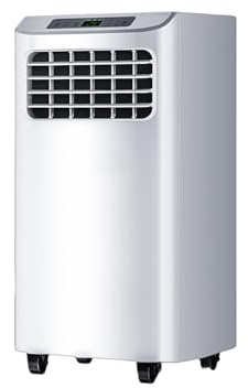 Aires Acondicionados Portátiles de 7800 BTU para Dormitorios, 2 Velocidades Enfriamiento por Compresor Temporizador de 12 H, Enfriador de Aire con Kit de Ventana para Oficina en Casa, 220 V
