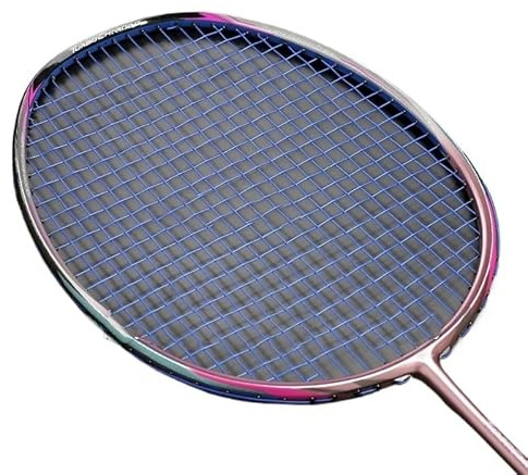 WANGBINGXING Badminton Set Raquetas de bádminton ultraligeras Fibra Carbono 8U, 65 g, tensión máxima 16 kg, for Adultos(Stlye 1)