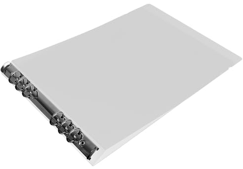 Artibetter Copertina Trasparente per Raccoglitore A4 Rigida in Plastica Resistente Cinturino Elastico, Custodia per Quaderno ad Anelli Multifunzione per Scuola e Ufficio, Protezione