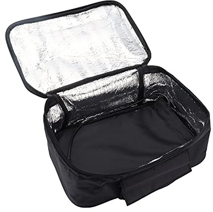 Phefop Scaldavivande per Auto 12V 90W, Forno Portatile, Scaldavivande Elettrico con Controllo Automatico della Temperatura per Riscaldare i Pasti in Veicoli e Camion, Campeggio da