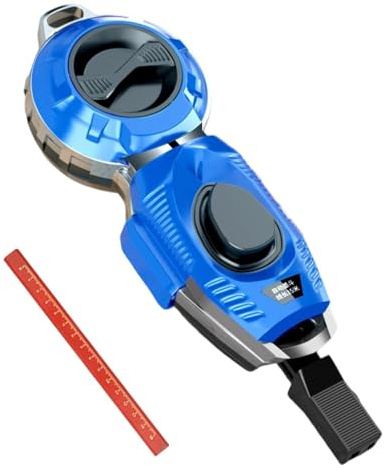 Tiza De Carpintero - Herramienta Automática de Precisión Rápida Con Marcador, Sujetador Para Tiralíneas - Para Carpintería, Albañilería, Tejados, Trabajo De Madera Y Marcado De Trazados