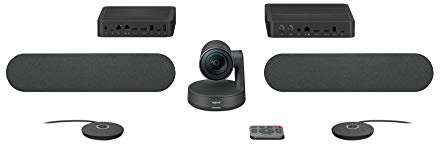 Logitech Rally Ultra-HD ConferenceCam, spina di alimentazione - Nero