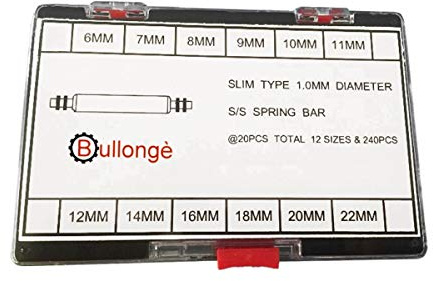 240 Federstege/Federstifte für Uhren ULTRADÜNN 1mm von BULLONGÈ