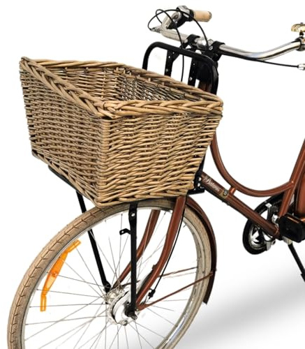 Frontgepäckträger Fahrrad + Korb | Gepäckträger Vorderrad | Gepäckhalter Hollandrad | Front Loader | Red Loon