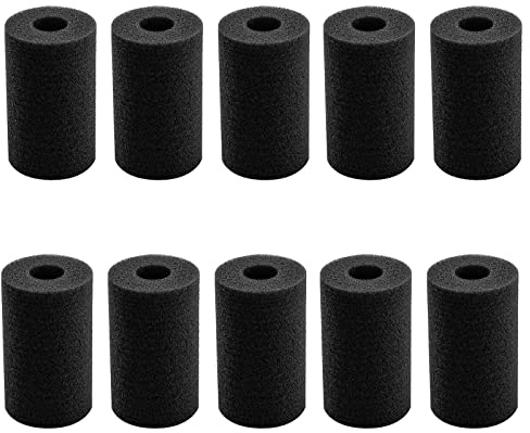WUDQIJI Filter Guard Filterschutz Schwämme Filter Schutz Fisch 10 STK 10mm | Tank Vorfilter Schwämme Fisch Tank Vorfilter Ansaugfilter Schwamm Cover Vorfilter-Schwammrolle für Aquarium Schutz (Klein)