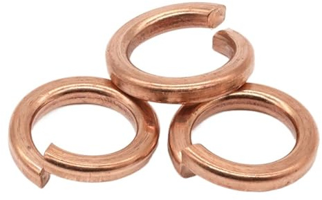 Arandela elástica abierta de cobre M3m4m5m6m8m10m12m16 (Color : Brass, Size : M12 1pcs)