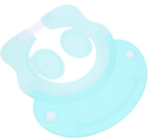 SAFIGLE Haarwaschhaube für Junge Mädchen Wasserdichte Badehaube aus Silikon mit Verstellbarem Riemen Schutz vor Wasser Beim Duschen oder Baden für Kleinkinder