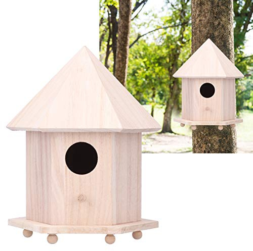 Casa para Pájaros, Casa para Palomas, Nido para Pájaros, Cajas Nido, Casas para Pájaros De Madera, Casa para Pájaros Colgante, Refugio para Pájaros para El Hogar Y El Jardín