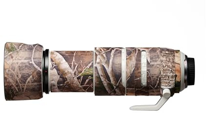 easyCover - Lens Protection Camouflage Cover - Objektivschutz - Schutz für Ihr Kameraobjektiv - Geeignet für Canon RF 100-500mm F4.5-7.1L is USM - True Timber Kanati Camouflage