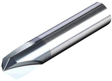 1pc Chamfer End Mills Carbide Tungsten Steel Chamfering Milling Cutter 60 90 120 Degree Coated 3 Flute Endmills 4mm 6mm 8mm 10mm 12mm(Size:6X120RX50L)