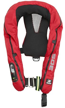 Weste Legend 305, Auto., Harn., 40-150 kg, Rot