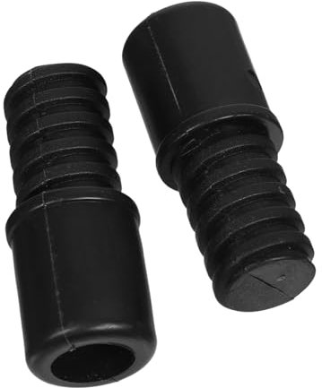 Healvian Connettore Manico Scopa Plastica 22Mm Set 2 Pezzi Terminale Ricambio Maniglia Impugnatura Facile Installazione Per Paletta E Strumenti Pulizia Domestica