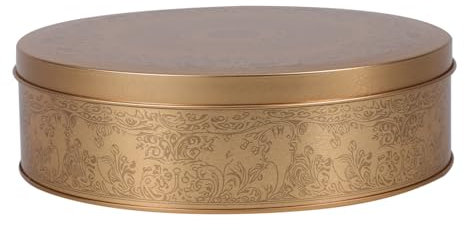 LALADEFIEE Caja De Almacenamiento Para Tartas y Para Cookies y Fabricada Para Horno Diseño Clásico y Decorativo