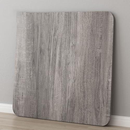 Tischplatte aus Naturholz für Stehrahmen und Restaurant, Schreibtisch, Heimwerker, Metzgerblock, Arbeitsplatte, Wohnmobil-Tischplatte, Ersatz (Farbe 4, 70 x 70 cm)