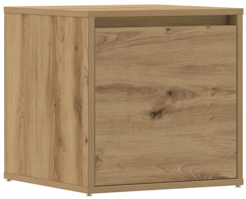 vidaXL Tiroir boîte chêne Artisanal 40,5x40x40 cm Bois d'ingénierie, boîte à Outils, Rangement d'outils, Organisateur, Coffre à Outils