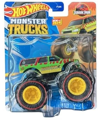 Hot Wheels Monster Trucks Jurassic Park SUV Schatzsuche Variante Diecast Fahrzeug