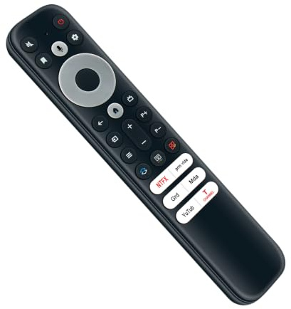 RC902V FMR4 Infrarouge Télécommande remplacée -VINABTY-fit pour TCL Mini-LED QLED 4K UHD Smart TV télécommande RC902V-FMR4 40S330 55S446 75S434 50S446 32S330 43S434 55S434 65S434 70S430