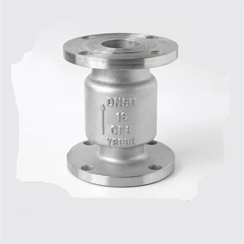 YMUGUEGH Clapet Anti-Retour Vertical en Acier Inoxydable 304 H42W-16P, clapet Anti-Retour unidirectionnel DN50 80 100 200(DN25)