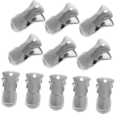 Petite Pince Métallique 25pcs en Fer pour Chapeau Présent Rentrée | Lot Argenté de 25 Pièces, Usage Bureau et Loisirs Créatifs, Portable, Léger, Facile à Utiliser