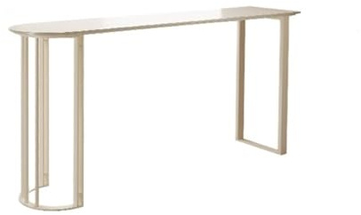 Bartabeller Lätt lyxigt barbord i sten med ram kolstål, mångsidigt köksmatbord for restaurang, hotell, vardagsrum Bar Bordets Högbord(100 * 50 * 105cm)