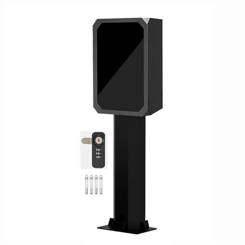 XRRJFYH Contenitore Universale per Esterni, Scatola di Ricarica per Veicoli Elettrici da Pavimento, Contenitore per Colonnina Ricarica Auto Elettrica, Wallbox con Serratura(50x25x140cm/20x10x55in)