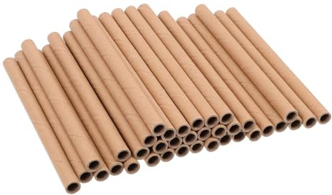 TOGEVAL 200 Stück Papierröhren Für Imkereizubehör Bienenstock Bausatz 8mm Innendurchmesser Papiermaterial Mehrzweck Rohrfüllung Für Imkerbedarf Und Bastelprojekte