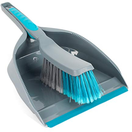 Beldray LA049254 Juego De Cepillo Y Recogedor Con Un Diseño Compacto, Ideal Para Eliminar El Polvo Y La Suciedad De Los Suelos Duros, El Cepillo Tiene Cerdas Suaves, Para Un Almacenamiento Sencillo
