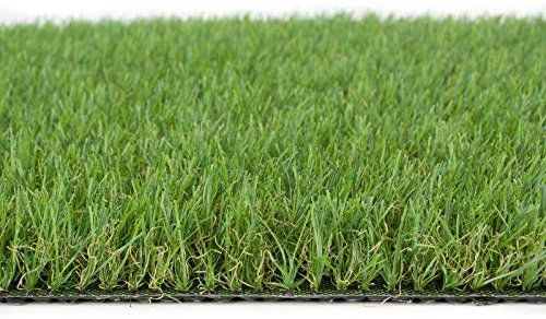 247Floors Ceronda 30mm Realistic Artificial Grass Natural Look Lawn Turf 2m 4m Wide (4m x 4m / 13ft 1 x 13ft 1)