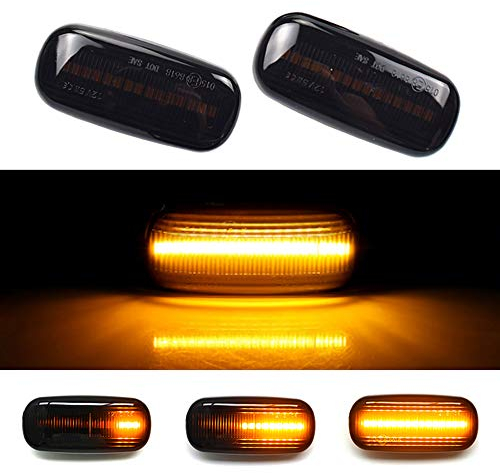 Intermitentes LED laterales para A3 S3 8P A4 S4 RS4 B6 B7 B8 A6 S6 RS6 C5 C7 (negro)