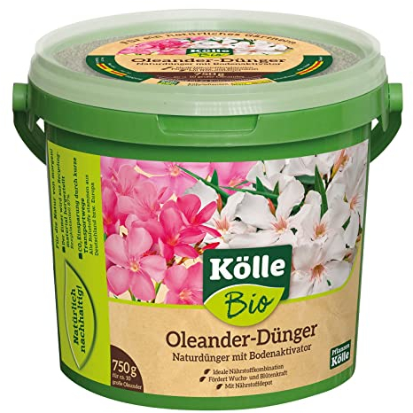 Kölle Bio Oleander-Dünger, Naturdünger mit Bodenaktivator, 750 g Eimer