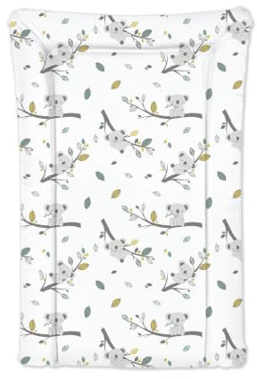 Cambiador de bebé, estampado de oso koala de lujo, tapete de cambio grande impermeable, fácil de limpiar, unisex, acolchado suave, apto para viajes, pequeño para niños