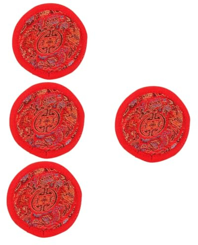Abaodam 4stücke Buddhistisches Klangschalen-kissen Handgefertigtes Pad Für Meditation Und Yoga Rutschfester Untersetzer Für Tibetische Gesangsschalen Für Gläubige