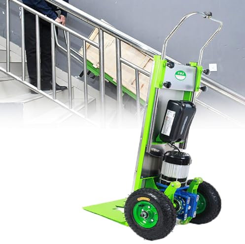 Electric Stair Climbing Hand Trucks Dolly Cart for Moving 450KG Heavy Duty Folding Stair Climber Cart Hand Trolley Battery Powered Stair Climbing Dolly for Furniture Family Logistics Warehouse