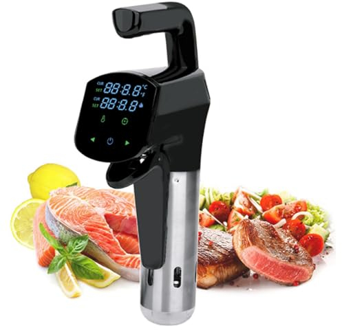 1800W Sous Vide Cooker, Thermal Immersion Circulator with Accurate Temperature and Timer Control Stainless Steel, LED Digital Display, IPX7 Waterproof Precise Cooker