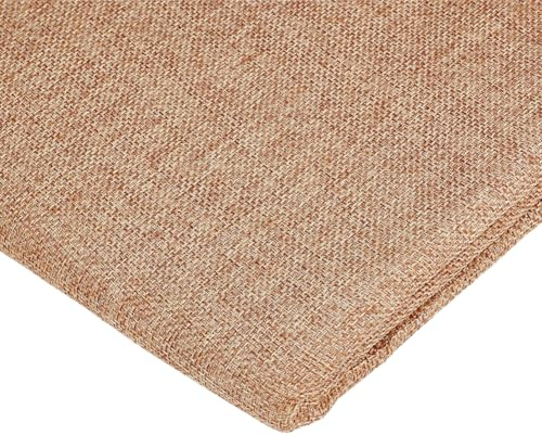 OLYCRAFT Tela de lino beige para altavoces de 50 x 146 cm, tela de lino a prueba de polvo, tela de malla de repuesto para altavoces de escenario en casa, gabinetes multimedia, cajas de KTV