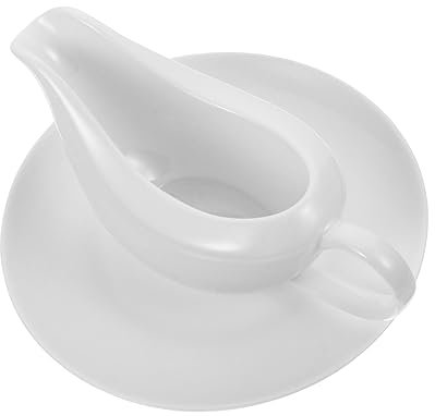 Amosfun Salsera Blanca Plato Para Salsa Bandeja Para Condimentos Para Servilletas De Tomate y Salsas De Condimentos