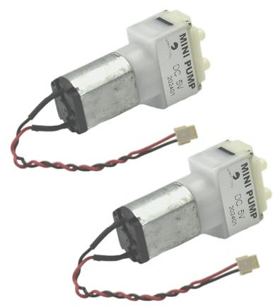 CHANCS Mini 030 Motor-Luftpumpe, DC 5 V, Mikromembran-Sauerstoffdruckpumpe für DIY-Blutmessgerät, Blutmessgerät, Aquarium, 2 Stück