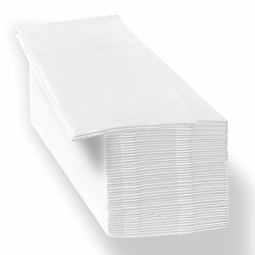 JINYUDOME 100 Pack 2-Ply Disposable Composite Napkins,Paper Hand Towels for Bathroom Dinner Wedding Birthday Party Bridal Anniversary Reception Event,40×40 CM (White)