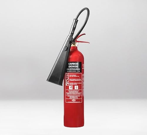 5KG CO2 Jewel Fire Extinguisher – Hose & Horn, Marine Approved, 10-Year Warranty – Ideal for Electrical Fires, Offices & Workshops